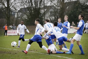 Voetbalwedstrijd tussen TSC en SCO. Foto: Joyce van Belkom/Hollandse Hoogte